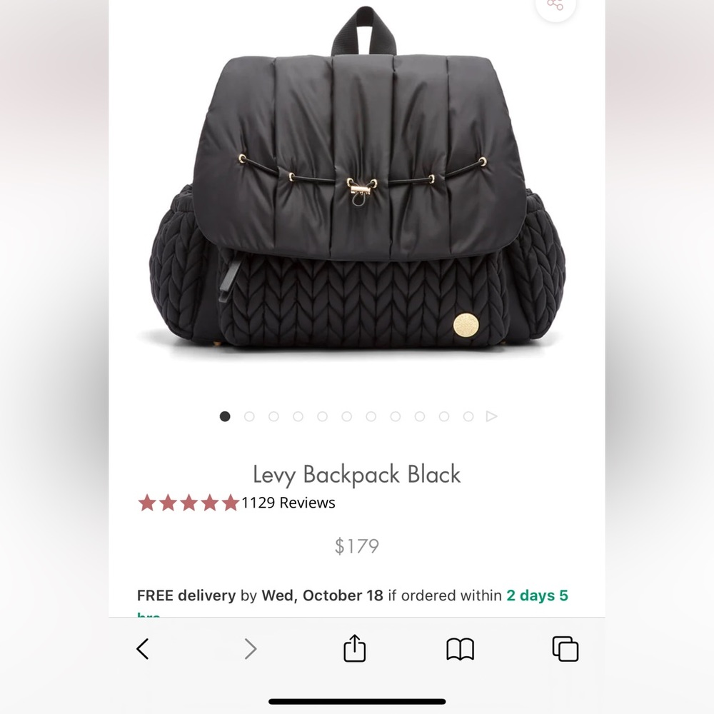 HAPP Brand Levy Backpack Black